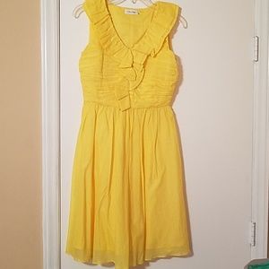 Calvin Klein yellow dress